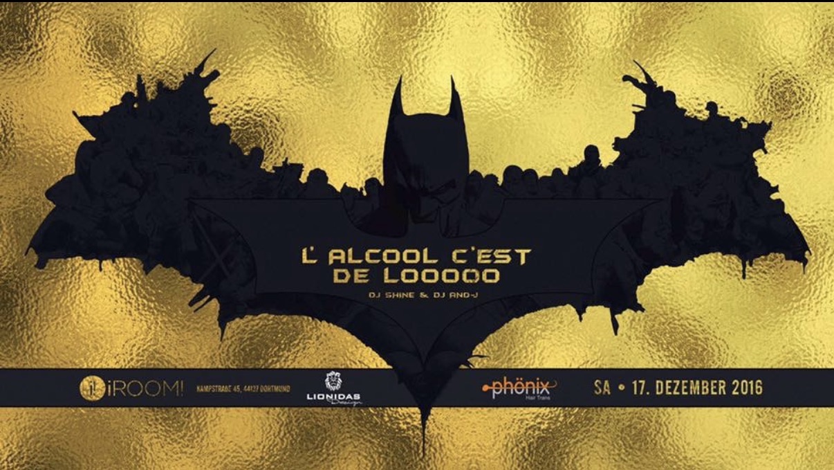 L’Alcool C’est de Looooo · December event flyer