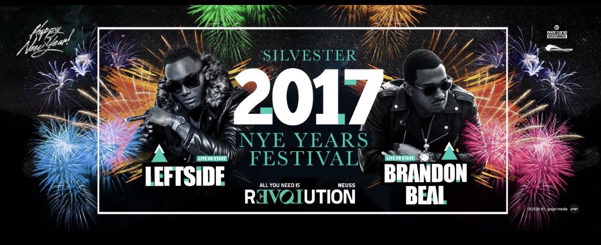 NYE Years Festival · 2017 event flyer
