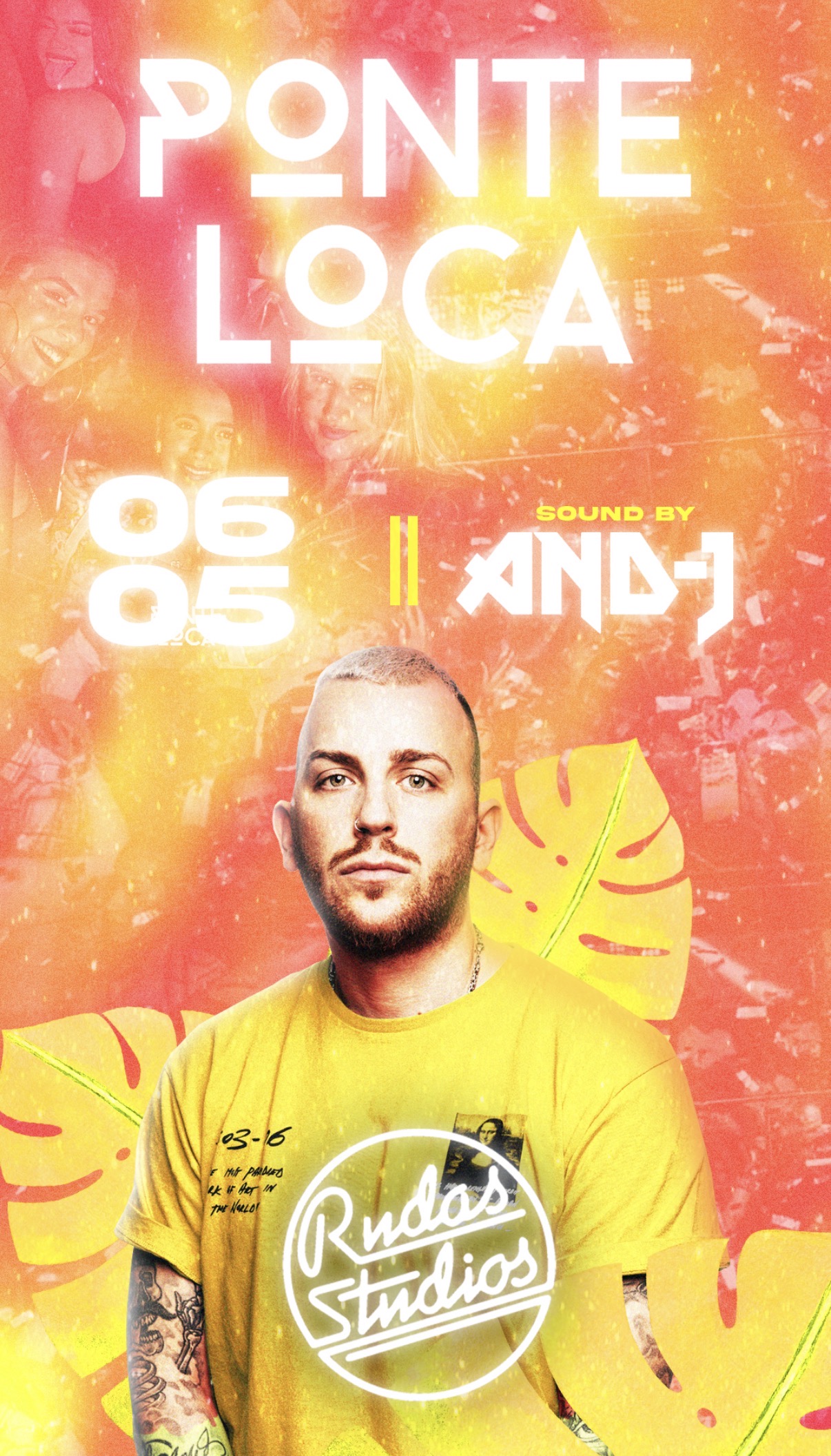 Ponte Loca · Rudas Studios event flyer