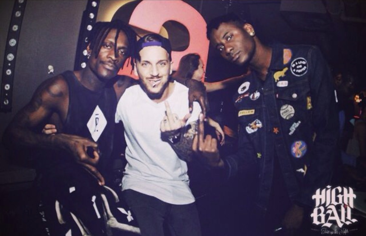 DJ AND-J with artists at High Ball
